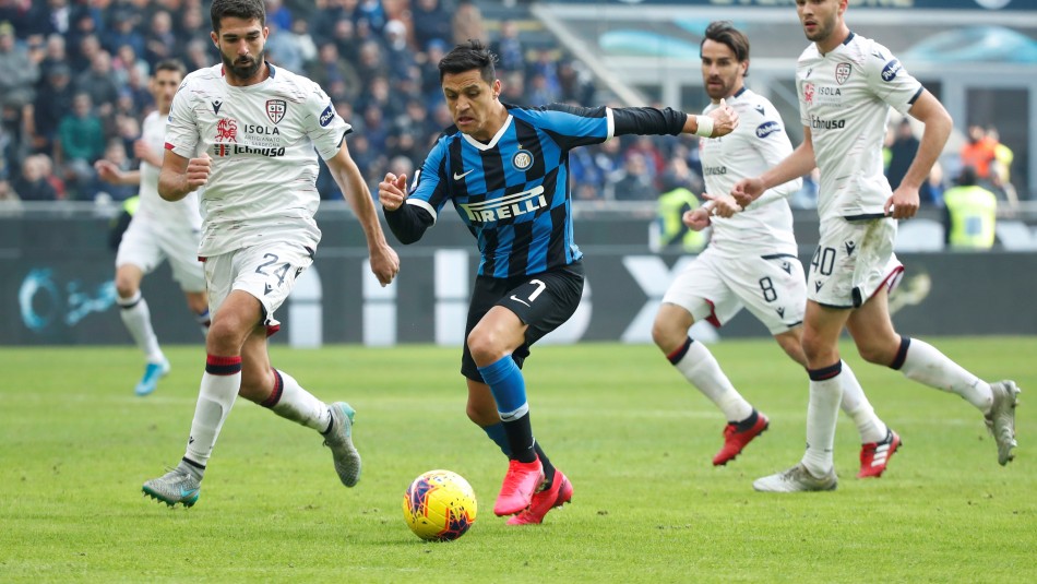 Alexis Sánchez vs. Cagliari Alexis Sánchez sumó minutos en empate del Inter en la liga italiana