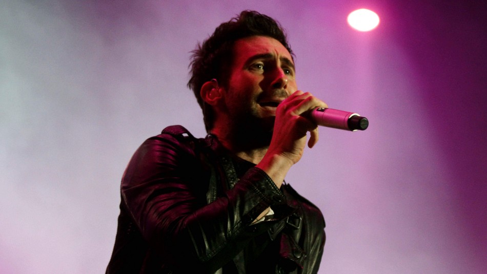 Adam Levine de Maroon 5 Maroon 5 ya llegó a Chile para su presentación en el Festival de Viña 2020
