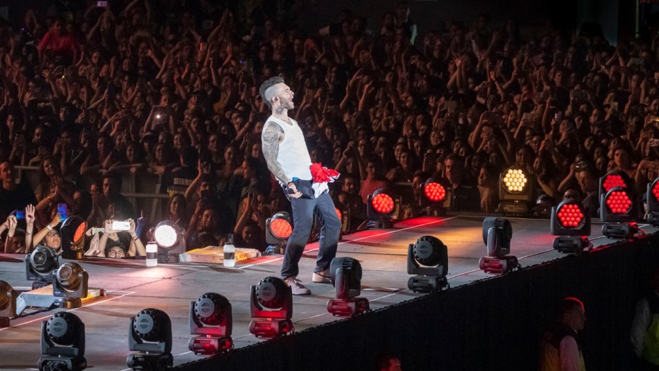 Adam Levine Adam Levine tras shows en Viña y Santiago: