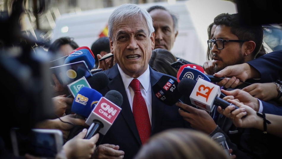 Sebastián Piñera. Piñera y manifestaciones: