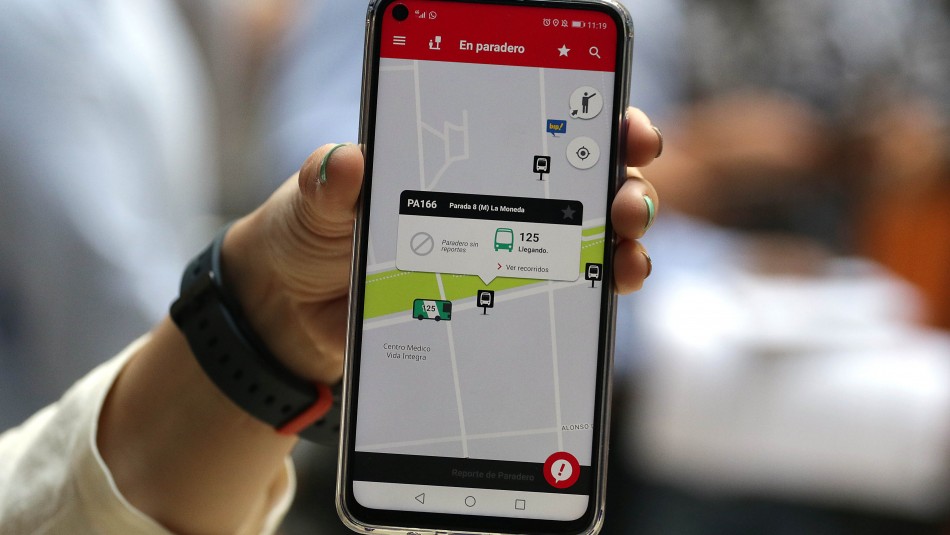 Aplicación RED Aplicación Red permitirá planificar viajes y recargar tarjeta bip! con el celular