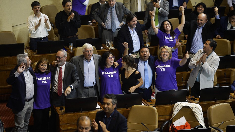 Paridad Cámara de Diputados aprueba proyecto de paridad y pasa al Senado