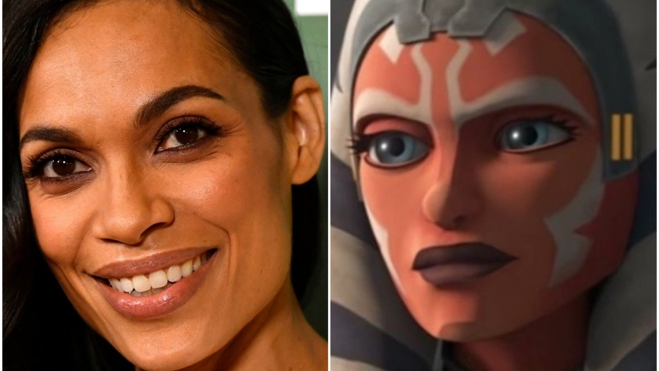 Rosario Dawson como Ahsoka Tano The Mandalorian 2: Rosario Dawson interpretará a Ahsoka Tano