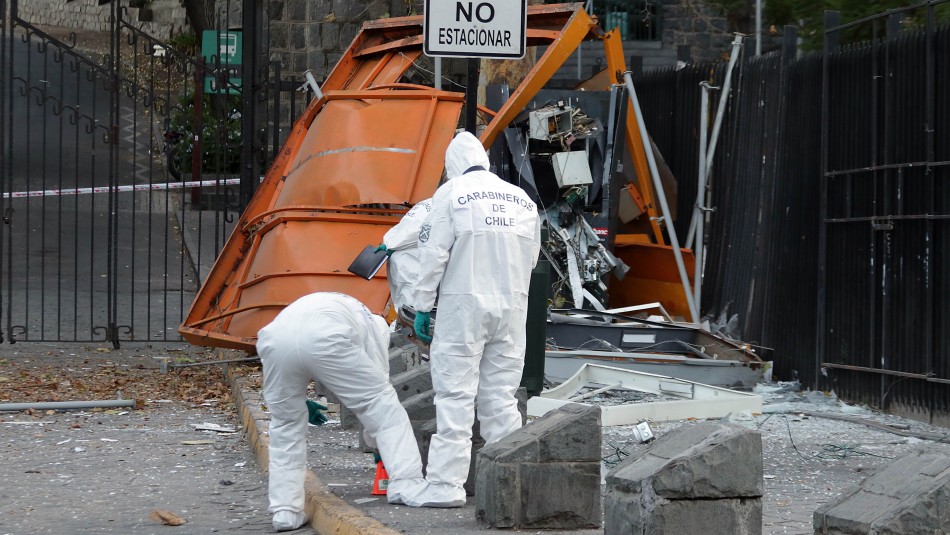 Robo cajero Detonación de cajero automático provocó estruendo percibido en varias comunas de Santiago