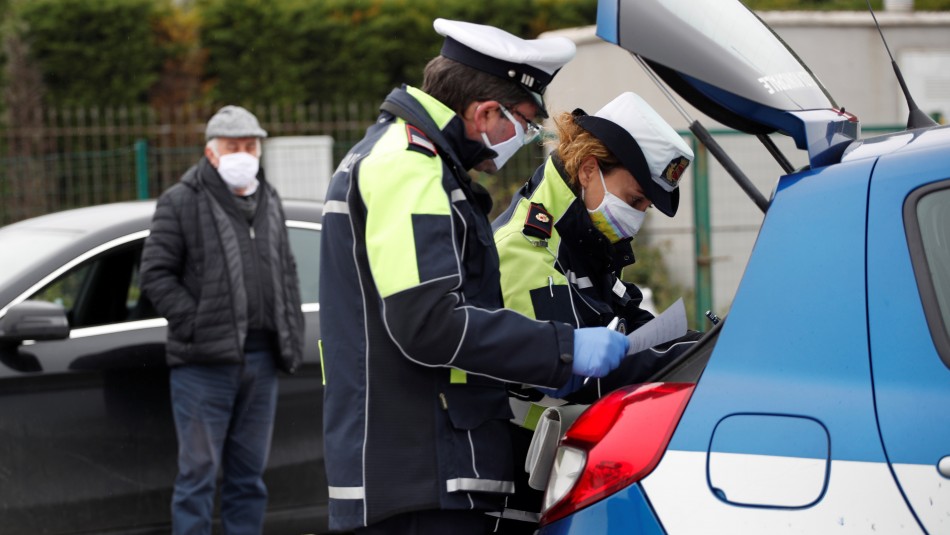 policía italia banda chilena ostia