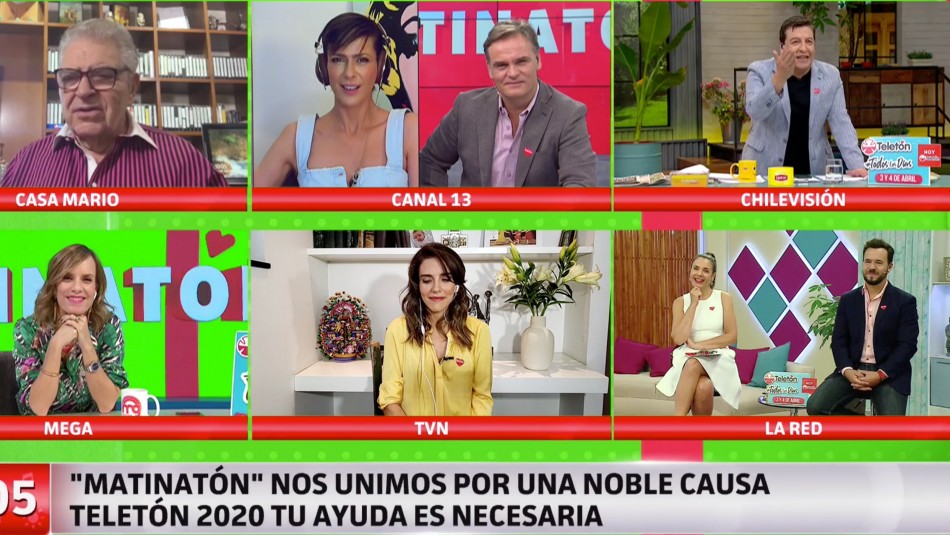 Teletón Matinales se unieron por la Teletón.