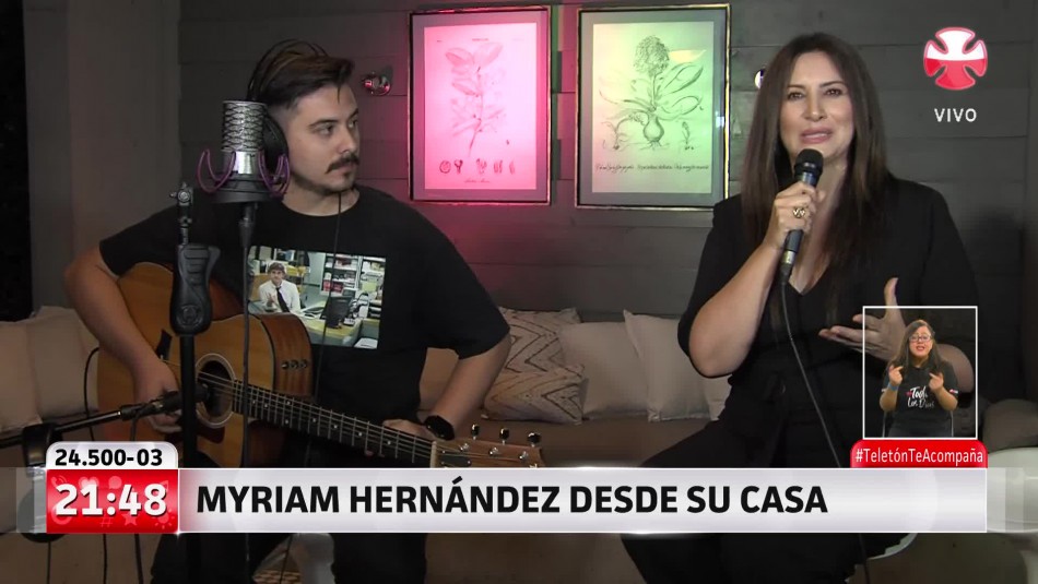 Miriam Hernández Myriam Hernández y su hijo emocionaron a todos en la Teletón con