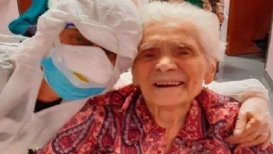 Anciana de 104 años se convirtió en la persona más longeva en superar el coronavirus Anciana de 104 años se convirtió en la persona más longeva en superar el coronavirus