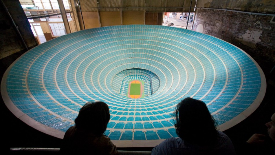 Estadio con capacidad para un millón de personas ¿Cómo sería?: Artista crea maqueta de un estadio para un millón de espectadores
