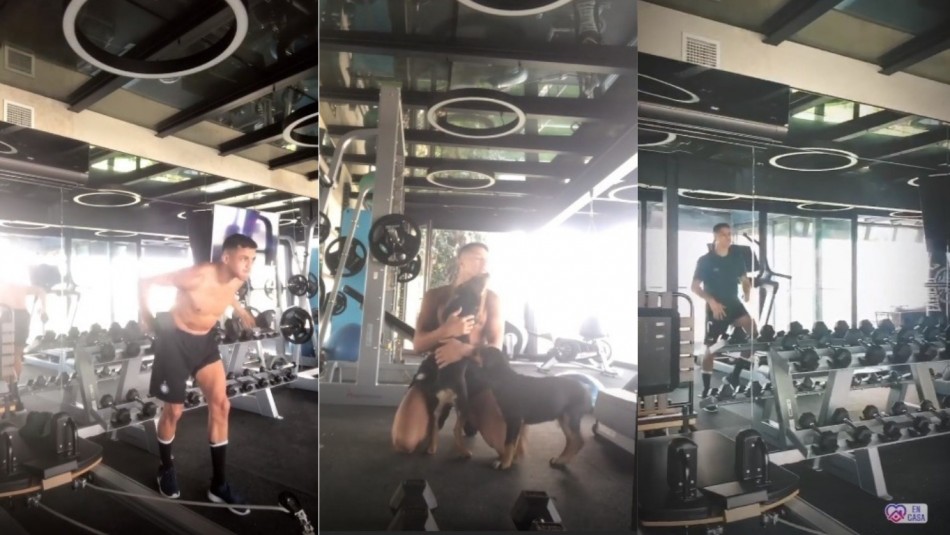 Alexis Sánchez Alexis sigue su rutina de trabajo.