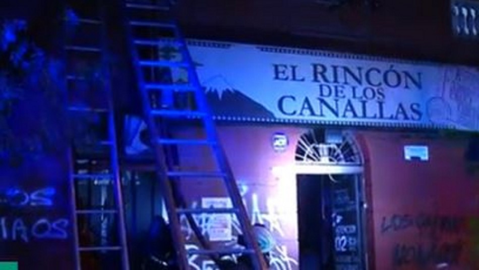 incendio El rincón de los canallas