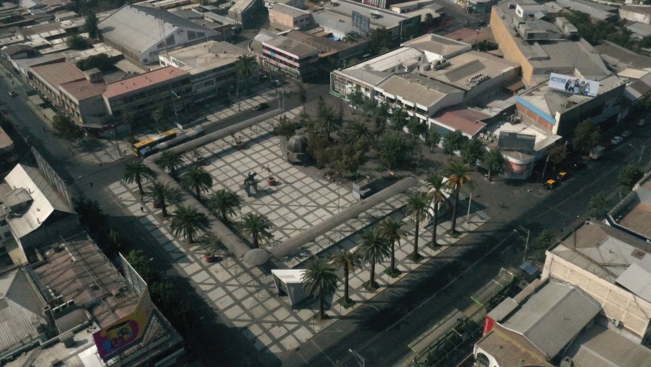 Plaza de Puente Alto tras cuarentena en la comuna Alcalde Codina por cuarentena en Puente Alto: