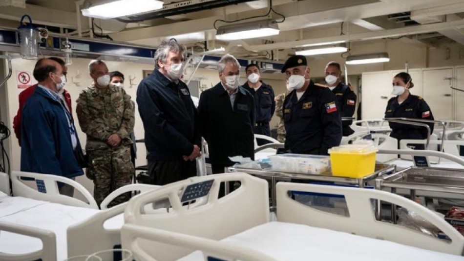 Presidente Piñera se refiere a visita a buque Sargento Aldea Piñera tras visitar regiones debido al coronavirus: