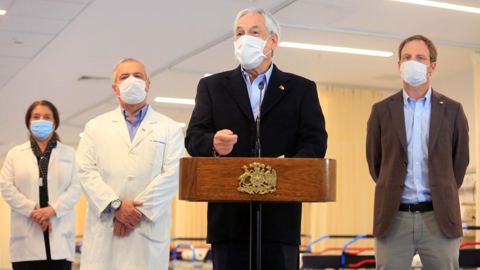 Sebastián Piñera Piñera participa de puesta en marcha del nuevo hospital Félix Bulnes: Aportará 500 camas al sistema público