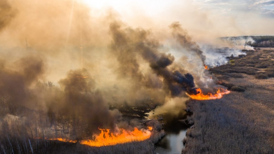 Incendio en Chernobyl Incendios forestales cercanos al reactor de Chernobyl elevan los niveles de radioactividad