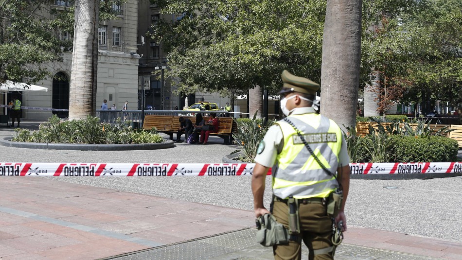 Plaza de Armas Mujer con coronavirus es detenida mientras