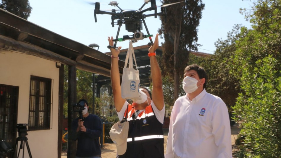 Municipalidad de Zapallar usará dron para entregar medicamentos e insumos de protección a familias Municipalidad de Zapallar usará dron para entregar medicamentos e insumos de protección a familias