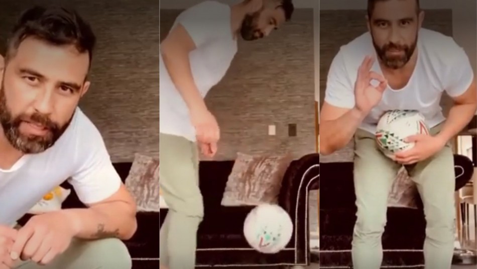 Claudio Bravo El desafío viral de Claudio Bravo.
