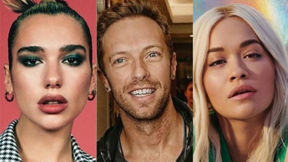 Dua Lipa, Chris Martin y otros artistas se unen en canción benéfica por crisis del coronavirus Dua Lipa, Chris Martin y otros artistas se unen en canción benéfica por crisis del coronavirus