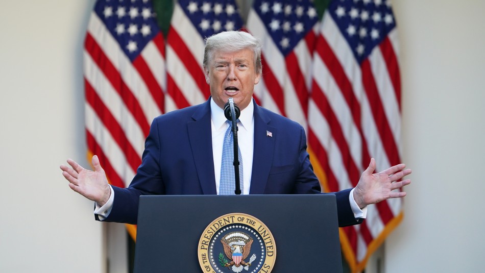 Trump anuncia que suspenderá temporalmente la migración hacia Estados Unidos por el coronavirus Trump anuncia que suspenderá temporalmente la migración hacia Estados Unidos por el coronavirus