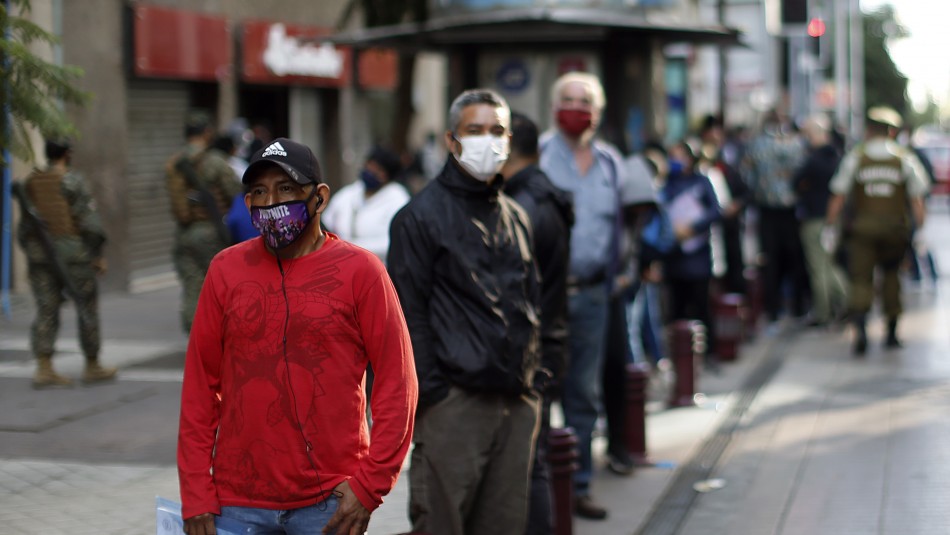 filas tramites coronavirus Falla en servicio de Servipag genera largas filas en centros de pago