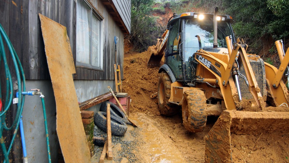 lluvia biobio Sistema frontal deja más de 90 viviendas afectadas en la región del Biobío