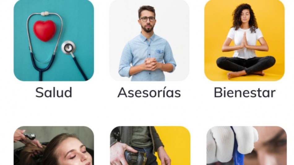 APP permite conectar todo tipo de servicio, ya sea remoto, presencial o a domicilio APP permite conectar todo tipo de servicio, ya sea remoto, presencial o a domicilio