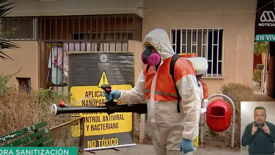 Lluvia de nanopartículas de cobre: Estación Central prueba innovador método de sanitización Lluvia de nanopartículas de cobre: Estación Central prueba innovador método de sanitización