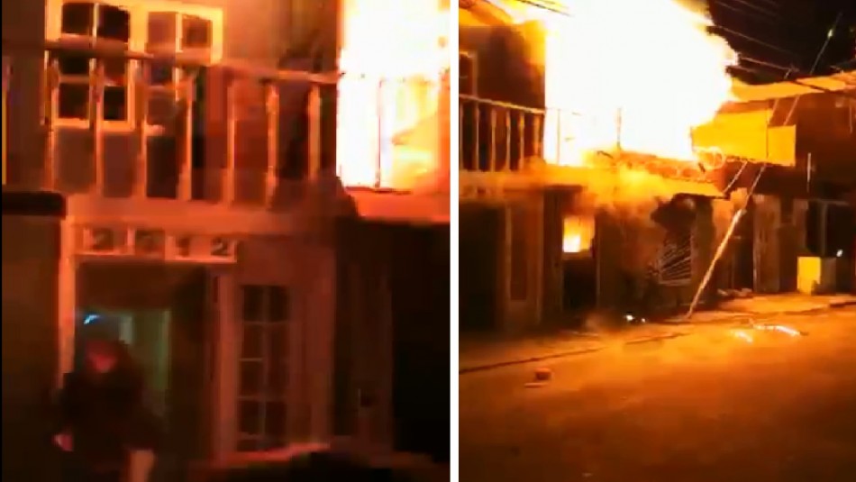 Soldado salva a adulto mayor mientras se incendiaba su vivienda en Calama Soldado salva a adulto mayor mientras se incendiaba su vivienda en Calama