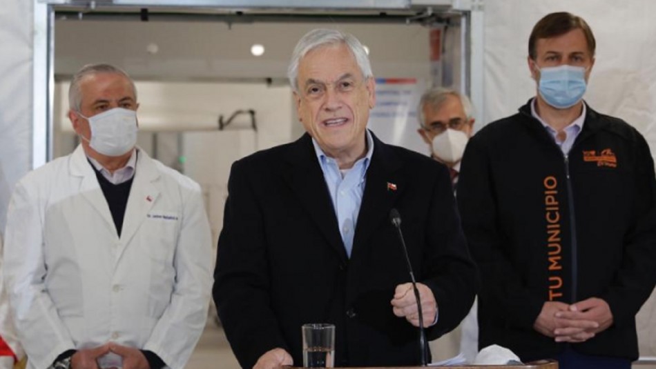 Gobierno visita Hospital Modular Sótero del Río Hospital Modular Sótero del Río: Piñera visitó recinto que agregará 100 nuevas camas a Red Hospitalaria