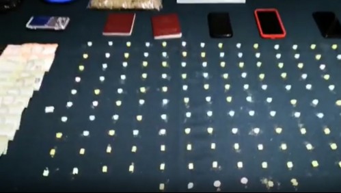 Detienen a banda de colombianos que vendía drogas por 'delivery' en Temuco