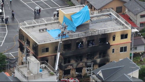 Detienen a sospecho de incendio en Kyoto Animation que dejó 36 muertos en Japón