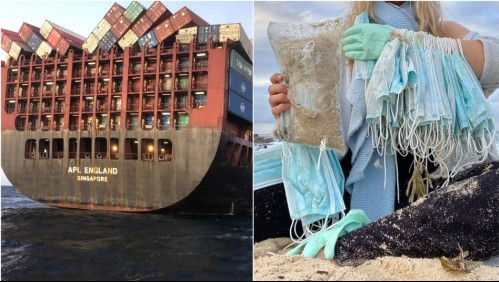 Buque que transportaba insumos médicos pierde su carga: Mascarillas llegan a las playas de Australia