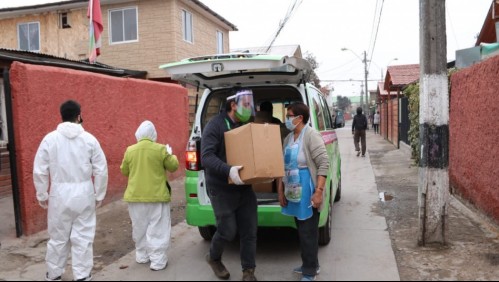 Alcalde de El Bosque acusa recorte en cantidad de canastas familiares: 'Con el hambre no se especula'