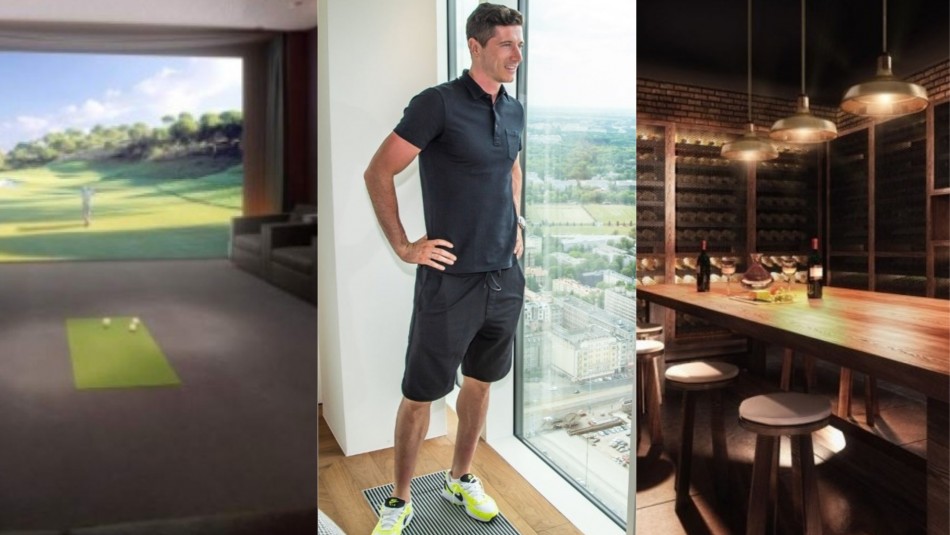 Robert Lewandowski Robert Lewandowski disfruta de su lujoso departamento.