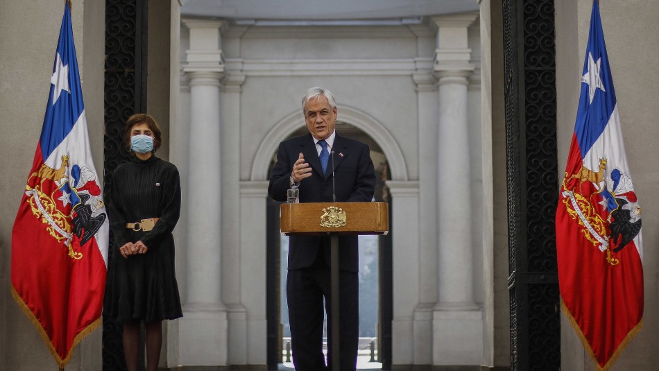 Sebastián Piñera Piñera espera lograr acuerdo nacional en dos semanas: