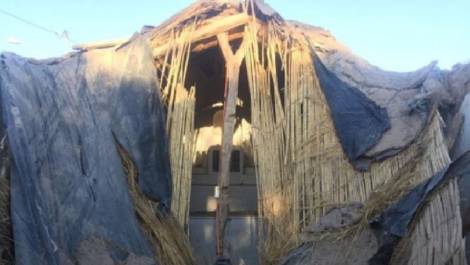 Iglesia de San Pedro de Atacama sufre daños y derrumbes tras temblor  -  Meganoticias