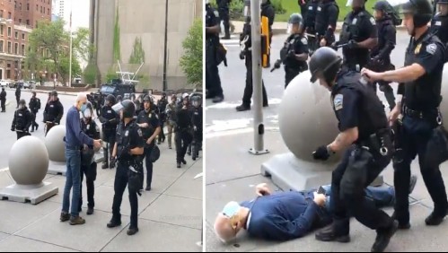 Video muestra abuso de la fuerza policial en Nueva York durante protestas por muerte de George Floyd
