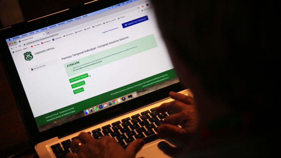 Comisaría Virtual. Permisos temporales Cuarentena: Mañalich anuncia reforzamiento de fiscalizaciones y reducción de permisos
