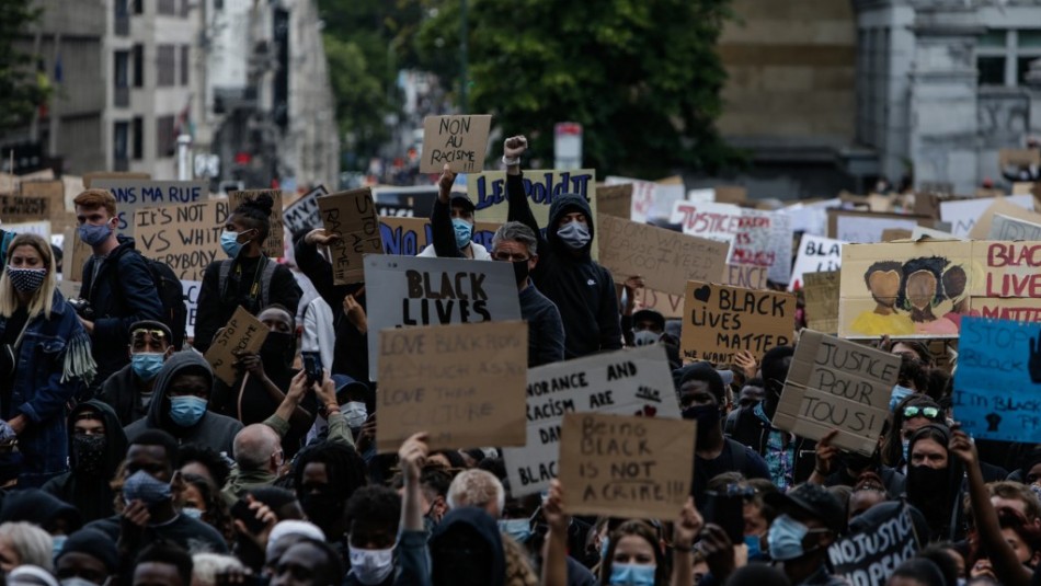 Ola de manifestaciones antirracistas se realizan en Europa por muerte de George Floyd Ola de manifestaciones antirracistas se realizan en Europa por muerte de George Floyd
