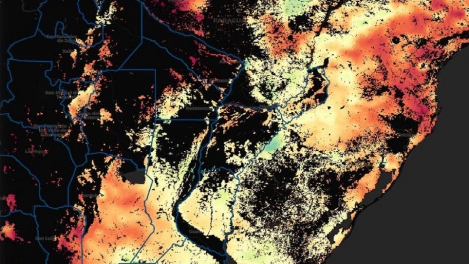 Esta es la foto con la que la NASA hace un terrible pronóstico sobre Argentina Esta es la foto con la que la NASA hace un terrible pronóstico sobre Argentina