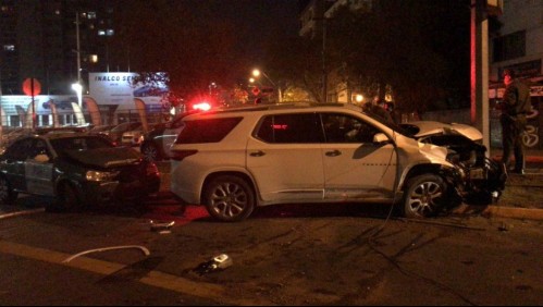 Persecución policial termina con disparos y un detenido en la comuna de Ñuñoa