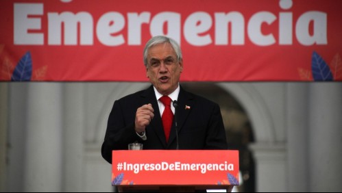 Piñera por Ingreso Familiar: '620 mil hogares están recibiendo la primera cuota'