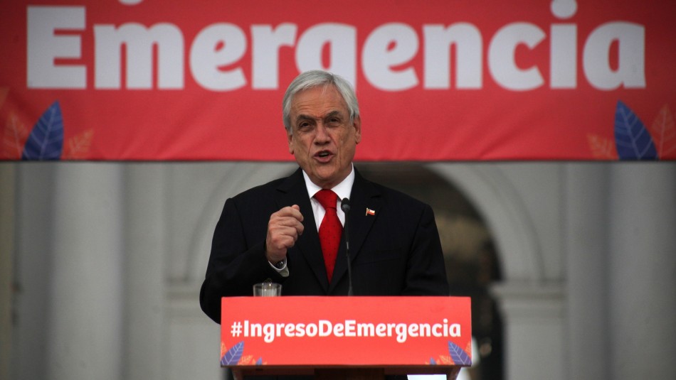 Sebastián Piñera Presidente Piñera por Ingreso Familiar de Emergencia: