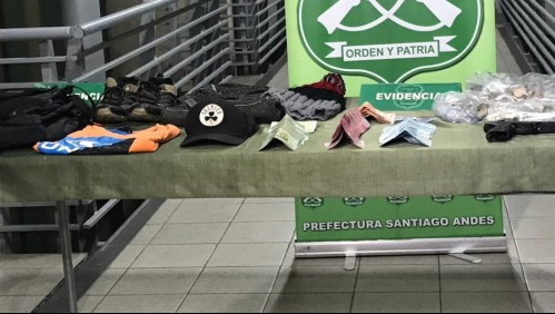 Carabineros detiene a banda que asaltaba a farmacias desde marzo