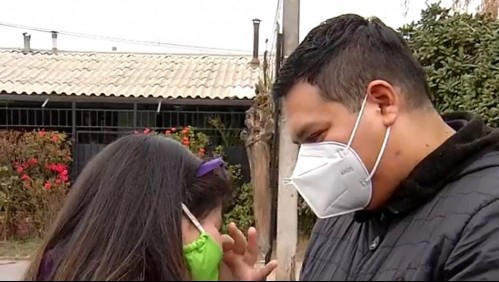 Paciente dado de alta por coronavirus se reencuentra con su hija: 'Es emocionante volver a verla'
