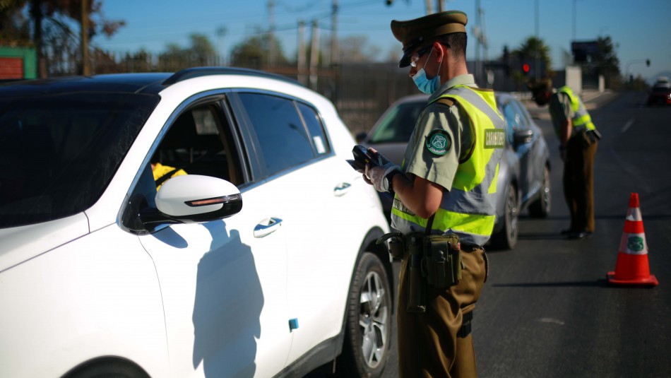 Carabineros Se intensifican fiscalizaciones por coronavirus.
