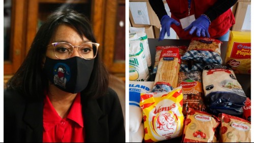 Diputada critica al Gobierno tras recibir caja de alimentos: 'Fue una situación muy indignante'