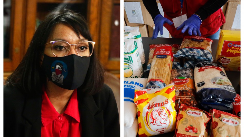 Diputada critica al Gobierno tras recibir caja de alimentos: Diputada critica al Gobierno tras recibir caja de alimentos: