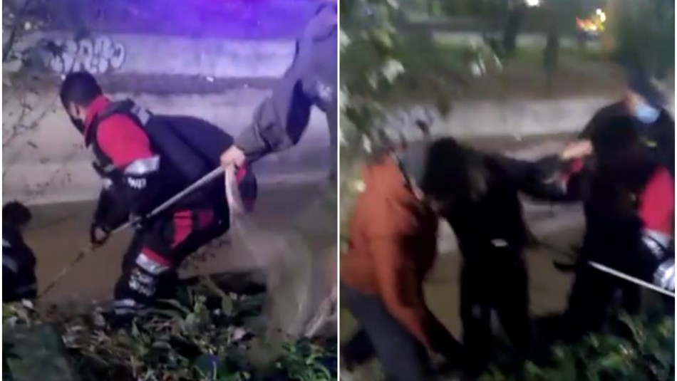 Detienen a hombre en estado de ebriedad que cayó al canal San Carlos en pleno toque de queda Detienen a hombre en estado de ebriedad que cayó al canal San Carlos en pleno toque de queda